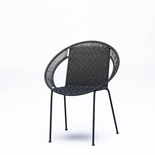  Fauteuil medium noir