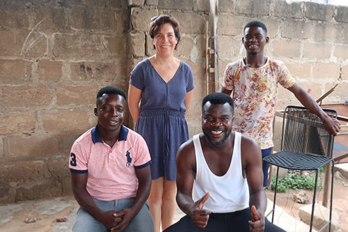L'quipe CALAO cration au Ghana.